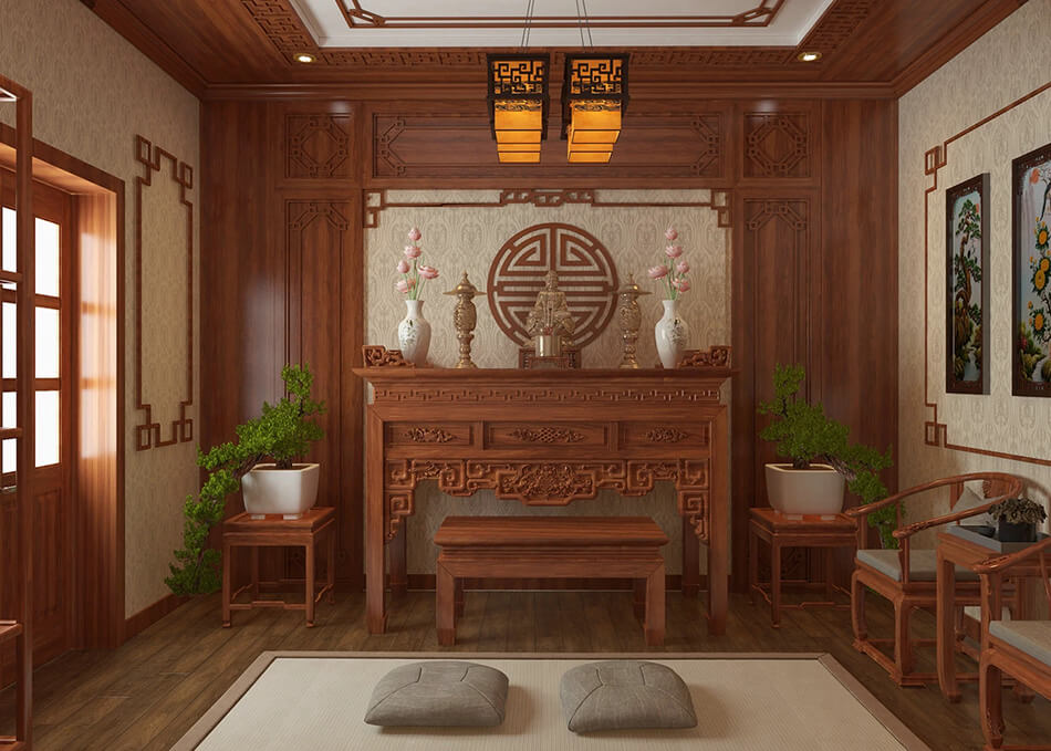Kích thước phòng thờ hợp phong thủy