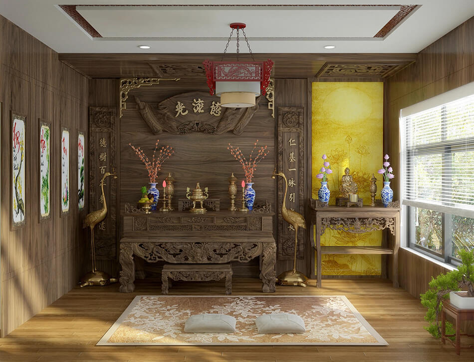 Kiêng kỵ trong phong thủy phòng thờ