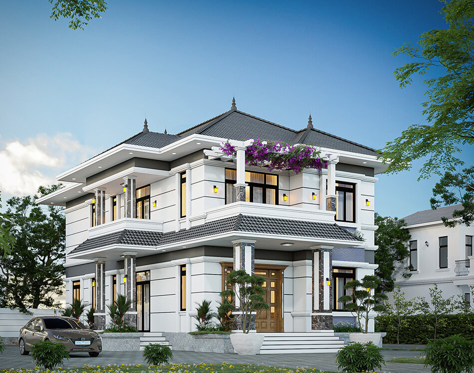 mẫu nhà vườn đẹp tiện nghi