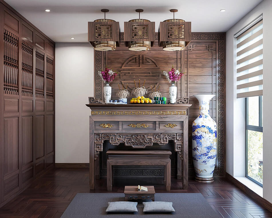 Màu sắc bàn thờ