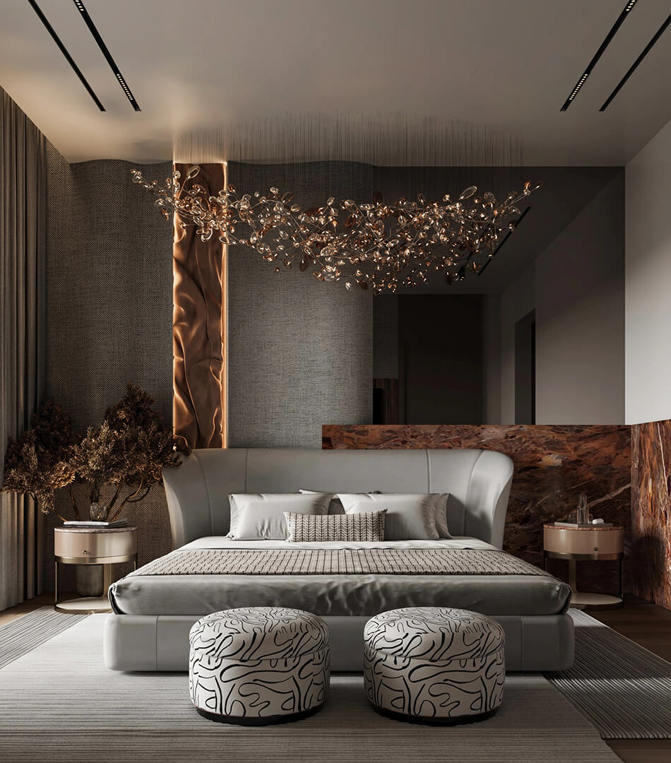 Phòng ngủ master luxury