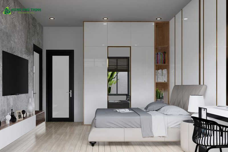 Phòng ngủ 1 - biệt thự 2 tầng hiện đại 200m2