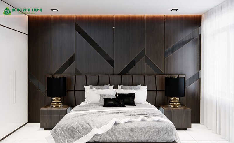 Phòng ngủ 2 - mẫu thiết kế nhà ống 3 tầng 4x20