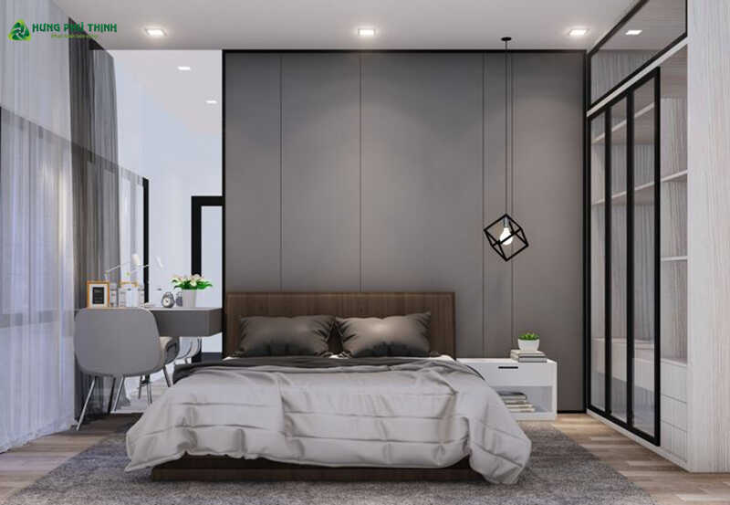 Phòng ngủ 2 - mẫu nhà 2 tầng 6x14m