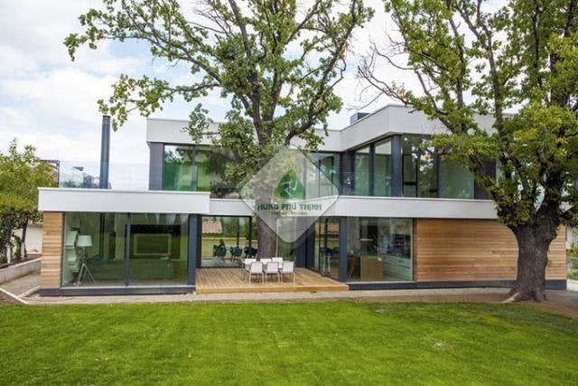 Nhà không gian xanh thiết kế theo phong cách hiện đại