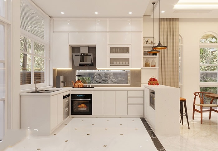 Lựa chọn mẫu mã tủ bếp phù hợp với không gian nhà