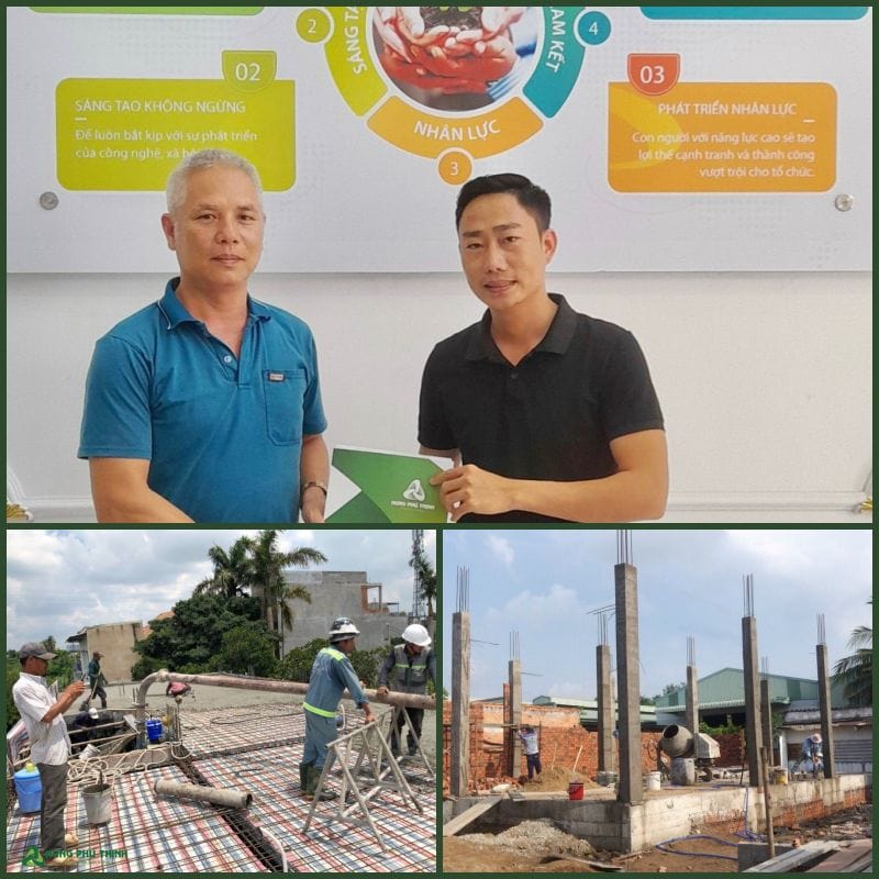 Dịch vụ xây nhà thô của Hưng Phú Thịnh được nhiều khách hàng tin tưởng lựa chọn