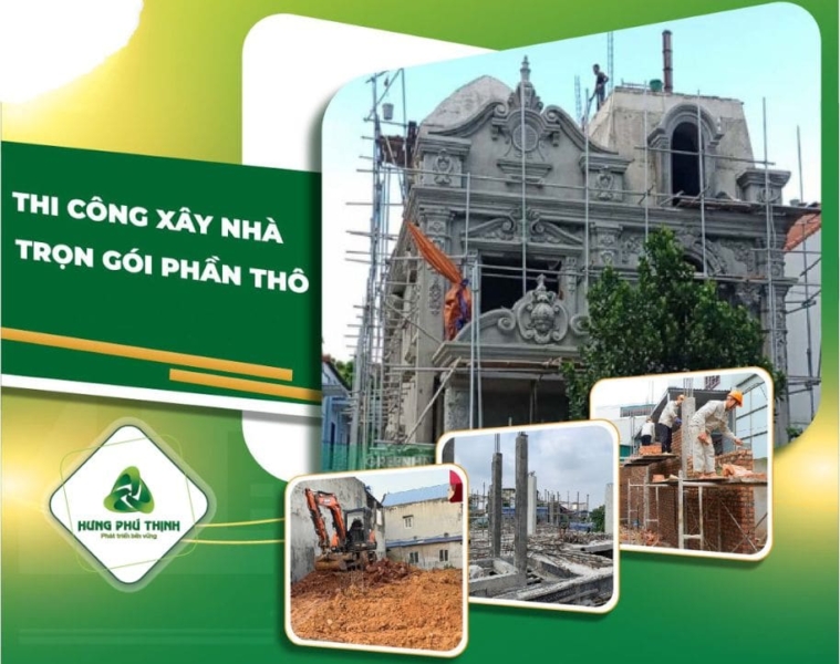 Báo giá xây nhà phần thô tại Quận 12 uy tín, giá tốt