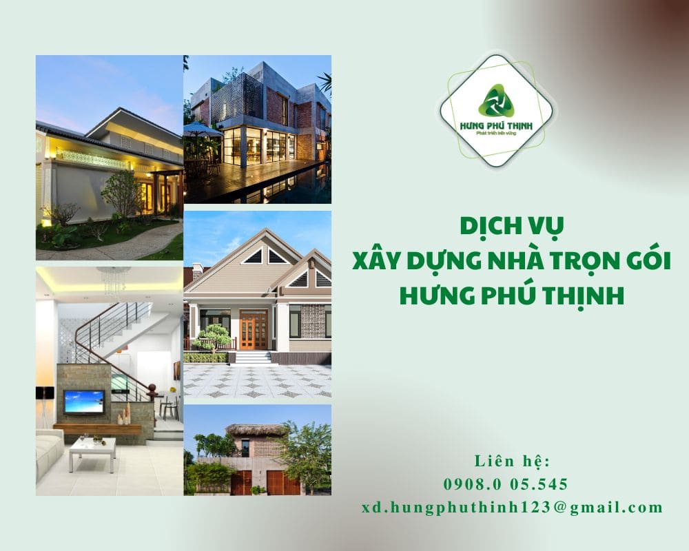 Dịch vụ xây nhà trọn gói của Hưng Phú Thịnh được khách hàng tin chọn
