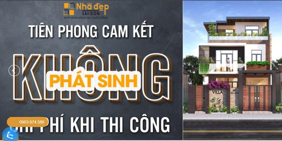 Công ty xây dựng Nhà Đẹp Sài Gòn được đánh giá cao