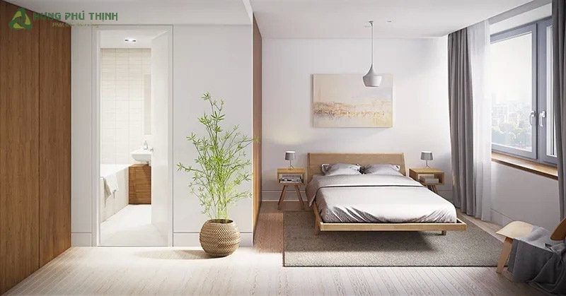 Phòng ngủ phong cách tối giản -Minimalism (Mẫu 1)