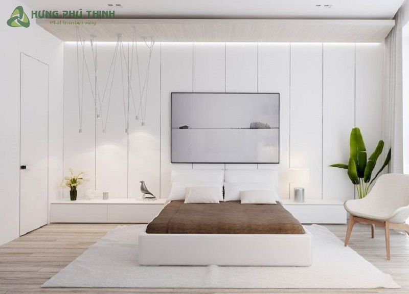 Phòng ngủ phong cách tối giản -Minimalism (Mẫu 2)