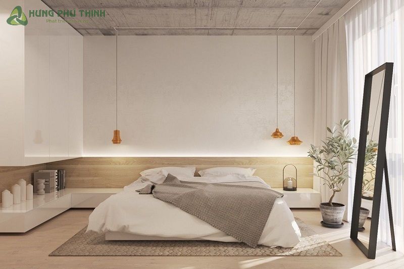 Phòng ngủ phong cách tối giản -Minimalism (Mẫu 6)