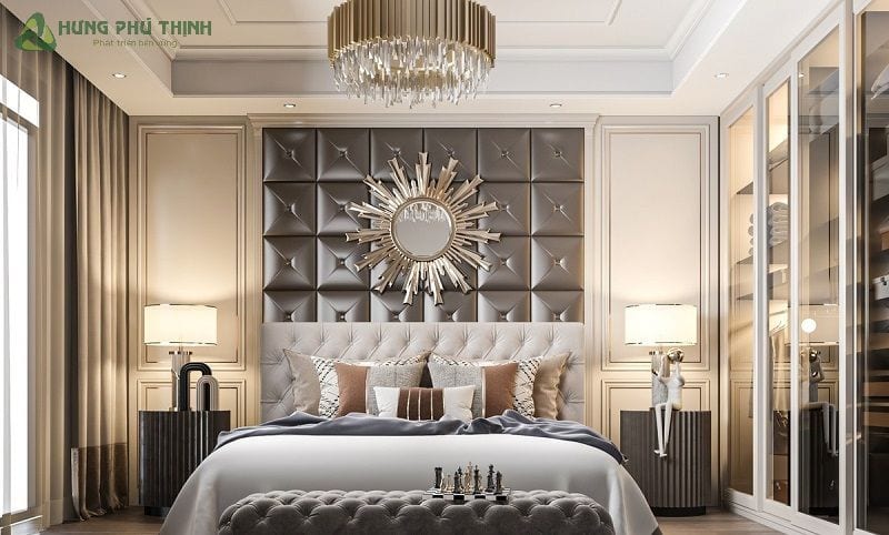 Phòng ngủ phong cách luxury đẳng cấp, sang trọng (mẫu 3)