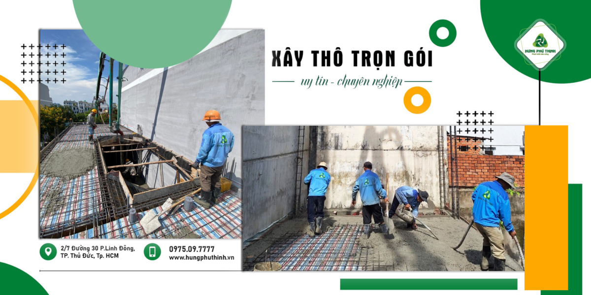 Công ty xây nhà phần thô trọn gói