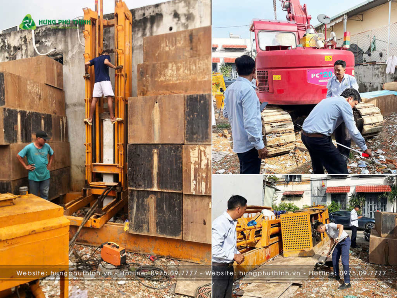 Xây văn phòng Hưng Phú Thịnh 1 trệt 1 lửng 3 lầu 1 tum