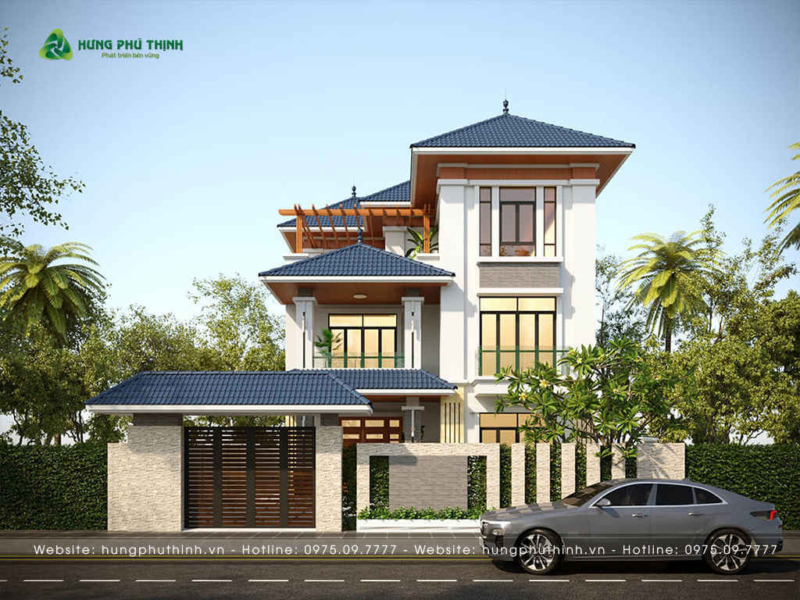 Xây biệt thự 3 tỷ trọn gói, không phí phát sinh